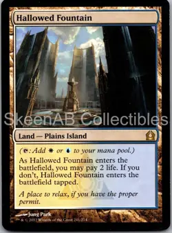 MTG SkeenAB Hallowed Fountain Return to Ravnica LP - Image 1