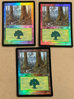 3x - Foil - Forest - Mercadian Masques - MTG - Magic the Gathering - #349 - Image 1