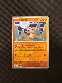 Cubone 104/165 Rev Reverse Holo S&V 151 Pokemon NM Fast Shipping - Image 1