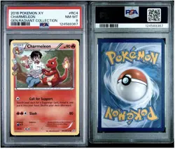 Pokemon 2016 XY Generations Radiant Collection Charmeleon #RC4 PSA 8 - Image 3