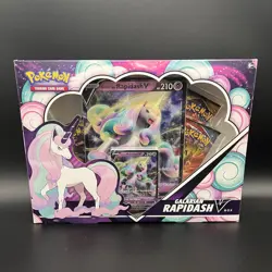 Pokemon TCG Galarian Rapidash V Collection Box - NEW SEALED - Read Description 820650808739 - Image 1