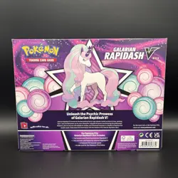 Pokemon TCG Galarian Rapidash V Collection Box - NEW SEALED - Read Description 820650808739 - Image 2
