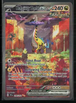 Raging Bolt ex 208/162 Temporal Forces Special Illustration Rare Pokemon - Image 1