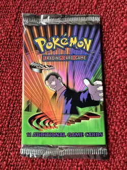 Pokemon - Gym Challenge Booster Pack - 20.87g HeavyU Giovanni Art - New / Sealed - Image 4