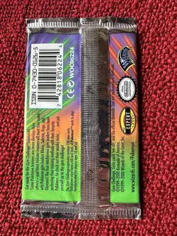Pokemon - Gym Challenge Booster Pack - 20.87g HeavyU Giovanni Art - New / Sealed - Image 5