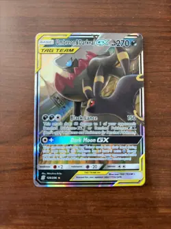2019 Pokemon Sun & Moon Umbreon and Darkrai GX Unified Minds Tag Team 125/236 - Image 1