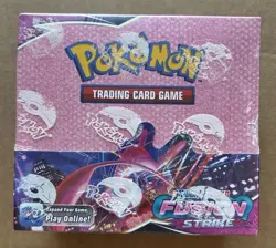 Fusion Strike Booster Box FACTORY SEALED Pokemon Sword & Shield Tear in Seal - Image 1