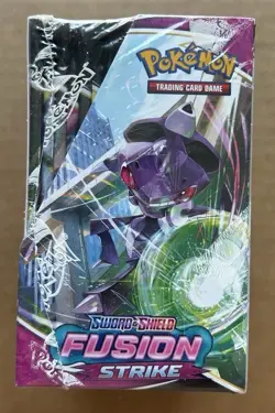 Fusion Strike Booster Box FACTORY SEALED Pokemon Sword & Shield Tear in Seal - Image 2