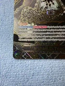 Marshall D Teach OP09-093 Gold SP One Piece TCG English NM/M - Image 5