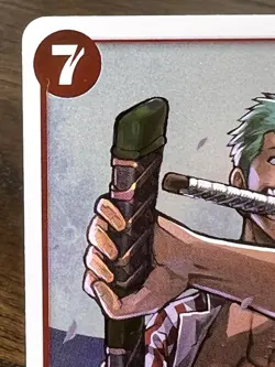 Roronoa Zoro OP14-015 The Azure Sea's Seven Foil One Piece TCG Near Mint - Image 2