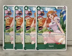 4x Nami P-102 2026 Promo | English One Piece Card Game TCG Playset - Image 1
