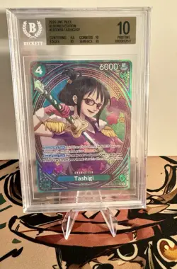 One Piece 2025 Heroines English Tashigi #EB03-018 SP Alt Art BGS 10 Pristine - Image 1