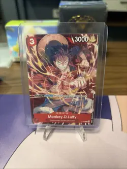 • Monkey.D.Luffy • P-006 Alt Art Retail Promo One Piece TCG NM - Image 1