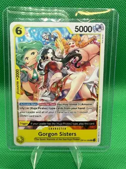 One_piece The Azure Sea's Seven #OP14-105 Gorgon Sisters Near Mint or Better - Image 1