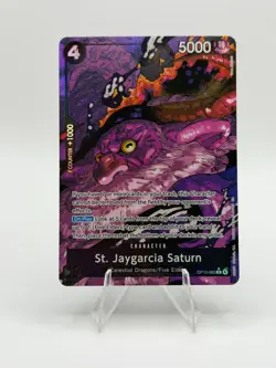 OPTCG Jaygarcia Saturn OP13-083 Alternate Art Near Mint One Piece - Image 1