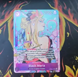 Black Maria (Illustration Box Vol.2) - OP08-074 - SR - Foil NM-Mint One Piece - Image 1