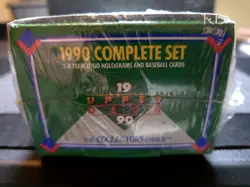 1990 UPPER DECK BASEBALL COMPLETE SET - THE COLLECTORS CHOICE - FACTORY SEALED - Image 3