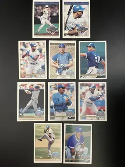 Toronto Blue Jays World Series baseball card lot 10X 1992 O-Pee-Chee MLB cards S - Image 1