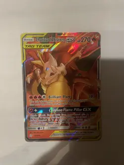 Pokemon TCG Charizard & Braixen Tag Team GX Cosmic Eclipse 22/236 - Image 1