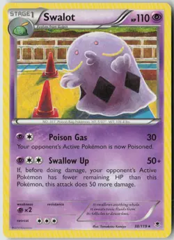 Swalot 38/119 Rare Phantom Forces Pokemon Near Mint - Image 1