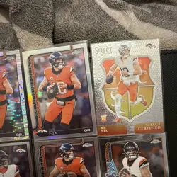Bo Nix 20 Card Lot, Panini/Topps Denver Broncos Inserts/Parallel 2024/2025 - Image 4