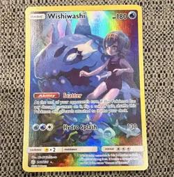 Pokemon TCG Wishiwashi 240/236 Sm-Cosmic Eclipse EN Holo Secret Rare Full Art - Image 1