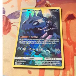 Pokemon TCG Wishiwashi 240/236 Sm-Cosmic Eclipse Secret Rare Holo - Image 1