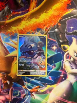 Pokemon TCG Wishiwashi Holo Secret Rare Card Sun & Moon Cosmic Eclipse 240/236 - Image 1