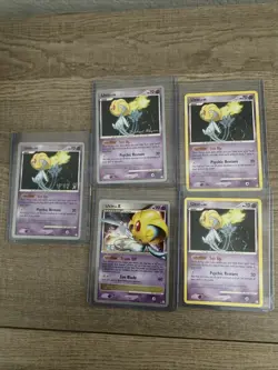 Pokemon TCG Uxie, Mesprit, Azelf Collectible Card Set, Black Star - Image 3