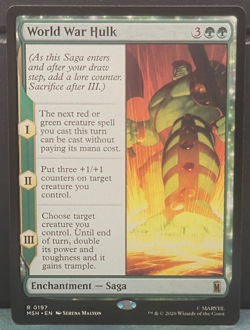 World War Hulk 197 Marvel Super Heroes Card Game MTG Near Mint TCG Magic Rare NM - Image 1