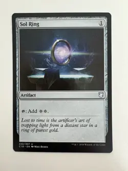 Sol Ring MTG Magic the Gathering Card NM Near Mint C18 - Image 1