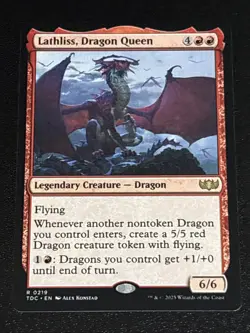 MTG Commander: Tarkir: Dragonstorm Lathliss, Dragon Queen 0219 Rare - Image 1