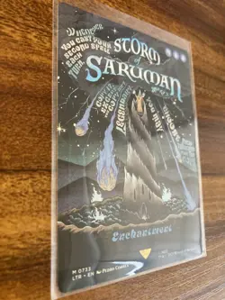 MTG✨STORM OF SARUMAN Brdless Full POSTER Art✨LTR SHOWCASE MINT MYTHIC Unplayed ! - Image 3