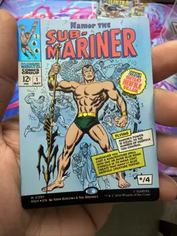 Namor the Sub-Mariner - Foil - Comic Showcase - Marvel Super Heroes - MTG - 0391 - Image 1