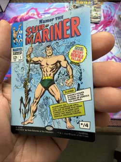 Namor the Sub-Mariner - Foil - Comic Showcase - Marvel Super Heroes - MTG - 0391 - Image 3
