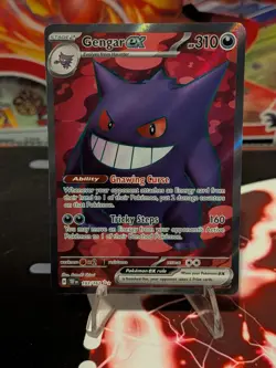 Pokemon Gengar EX Holo PSA10 Temporal Forces 193/162 SV05 - Image 1