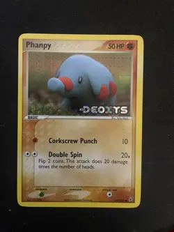 Phanpy 69/107 Common Deoxys Pokemon stamped - Image 1