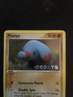 Phanpy 69/107 Common Deoxys Pokemon stamped - Image 3