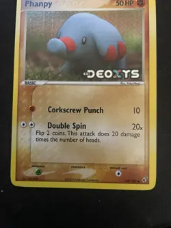 Phanpy 69/107 Common Deoxys Pokemon stamped - Image 4