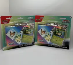 Pokemon TCG S&V Prismatic Evolutions Tech Sticker Collection Lot (x2) NEW 🔥 - Image 1