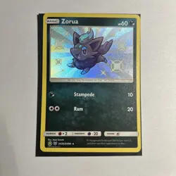 Zorua SV25/SV94 Hidden Fates Shiny Vault Holo Rare Pokemon TCG - Image 1