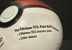 Pokemon TCG Poke Ball Tin Box 2024 (3 Booster Packs, 2 Sticker Sheets) - Image 3
