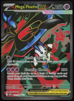 Mega Floette ex 101/086 NM Chaos Rising Ultra Rare Holo Pokemon - Image 1