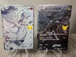 Pokemon TCG Celebrations 25th Anniversary Reshiram & Zekrom Full Art NM - Image 2