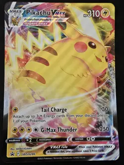JUMBO Pikachu VMAX SWSH286 Black Star Promos Holo Pokemon TCG 2023 NM OVERSIZED - Image 1