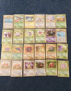 Pokemon Japanese Vintage Lot Of 24 LP+ - Image 1