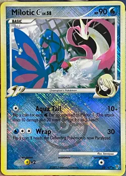 Milotic Reverse Holo Rare - 35/147 - Supreme Victors Pokemon 2009 - Image 1