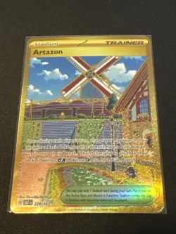 Pokemon Artazon - 229/197, SV03: Obsidian Flames, Hyper Rare, LP Condition - Image 1