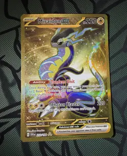 Pokemon Miraidon ex 253/198 SV01 Scarlet & Violet Full Art Holo Hyper Rare ENG - Image 1