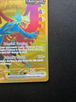 Pokemon: Roaring Moon ex Hyper Rare (Gold) 262/182 Paradox Rift - Image 5